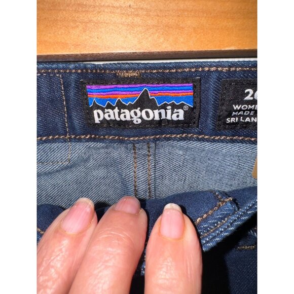 NWT Patagonia Womens Slim Jeans Dark Wash 26 Sustainable Stretch Denim Casual - Picture 3 of 9